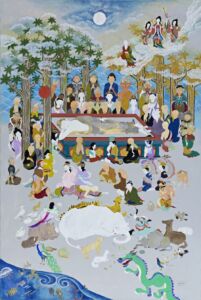 涅槃図　1,940×1,120
