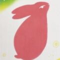 星空うさぎ　手ぬぐい